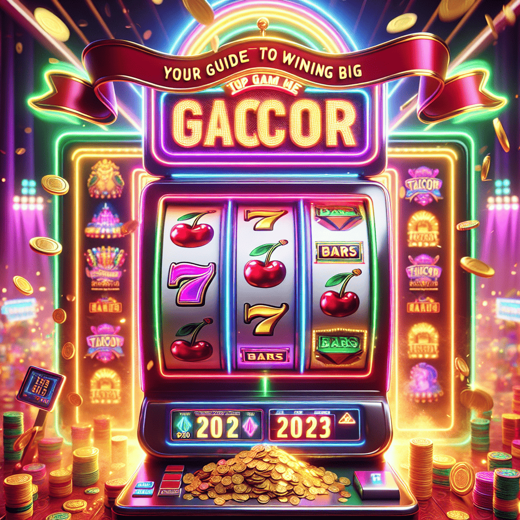 Slot Top Game Gacor: Panduan Anda untuk menang besar di tahun 2023
